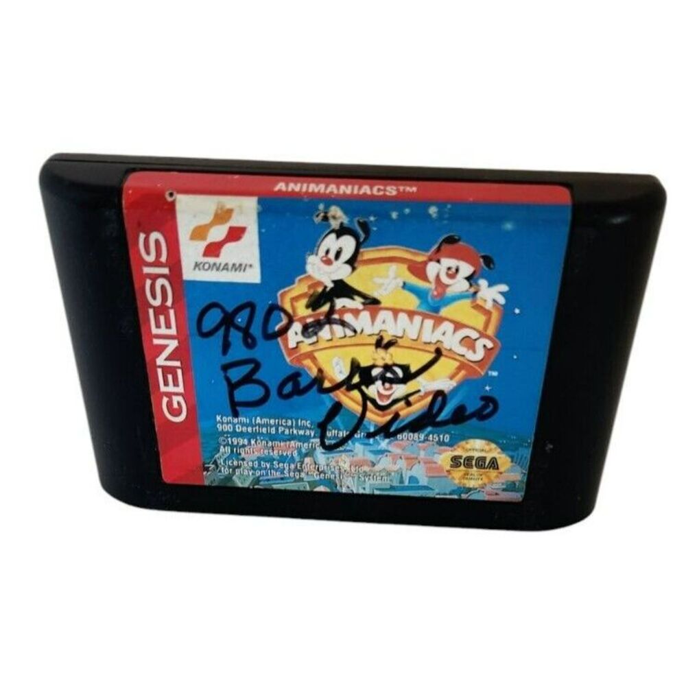 Animaniacs Sega Genesis Konami 1994‎ Video Game Cartridge Authentic
